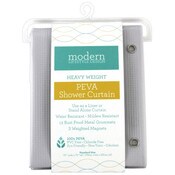 Wholesale - 70"x72" GREY EMBOSSED PEVA SHOWER LINER, UPC: 769898264542